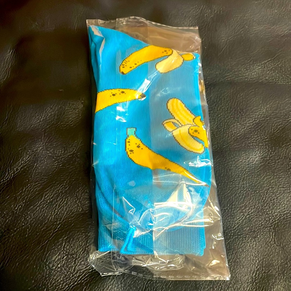Banana socks. BRAND NEW.